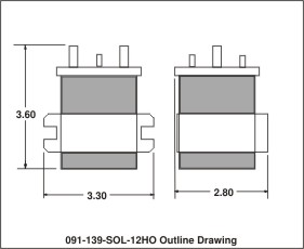 outline drawing 091-139-sol-12ho