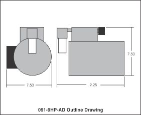 Auto pump hp model # 091 9hp diesel